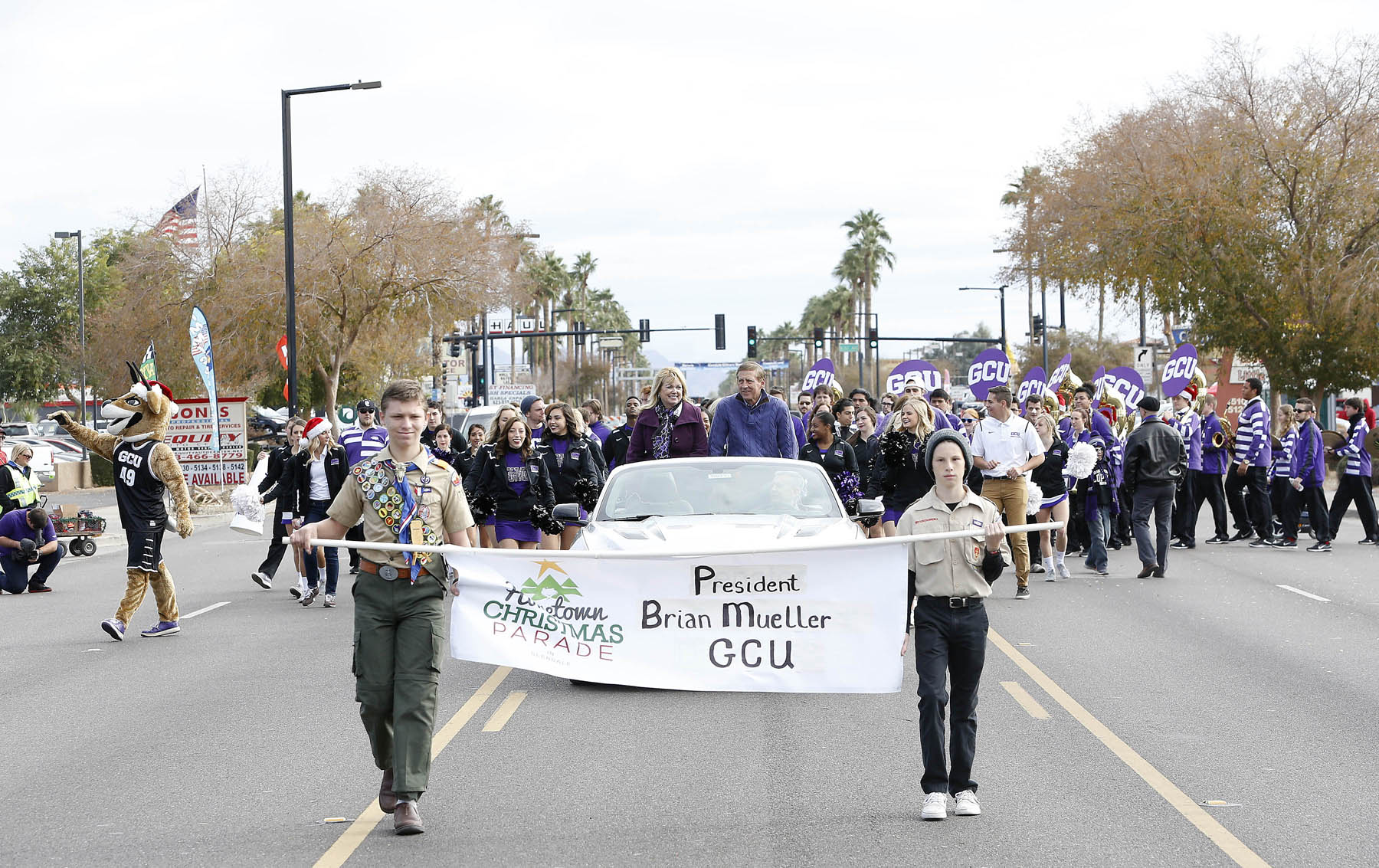 GCU is wellrepresented in Glendale Hometown Christmas Parade GCU News