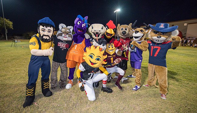 Gcu Wolves GCU Spirit Teams Attend Birthday Bash - GCU News