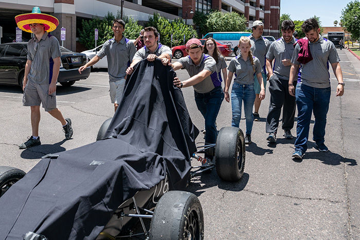 Slideshow: Formula SAE Team send-off - GCU News