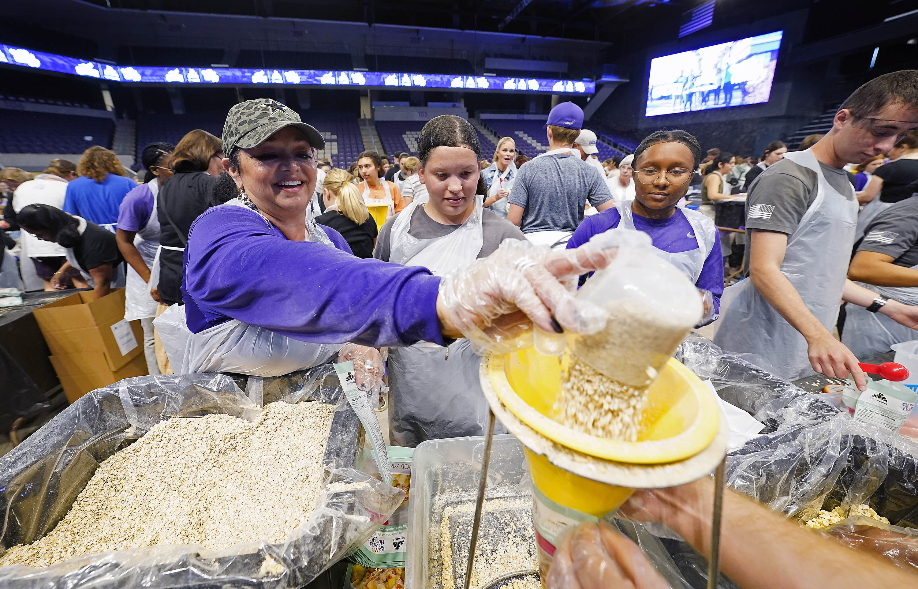 No Child Hungry meal packing - GCU News
