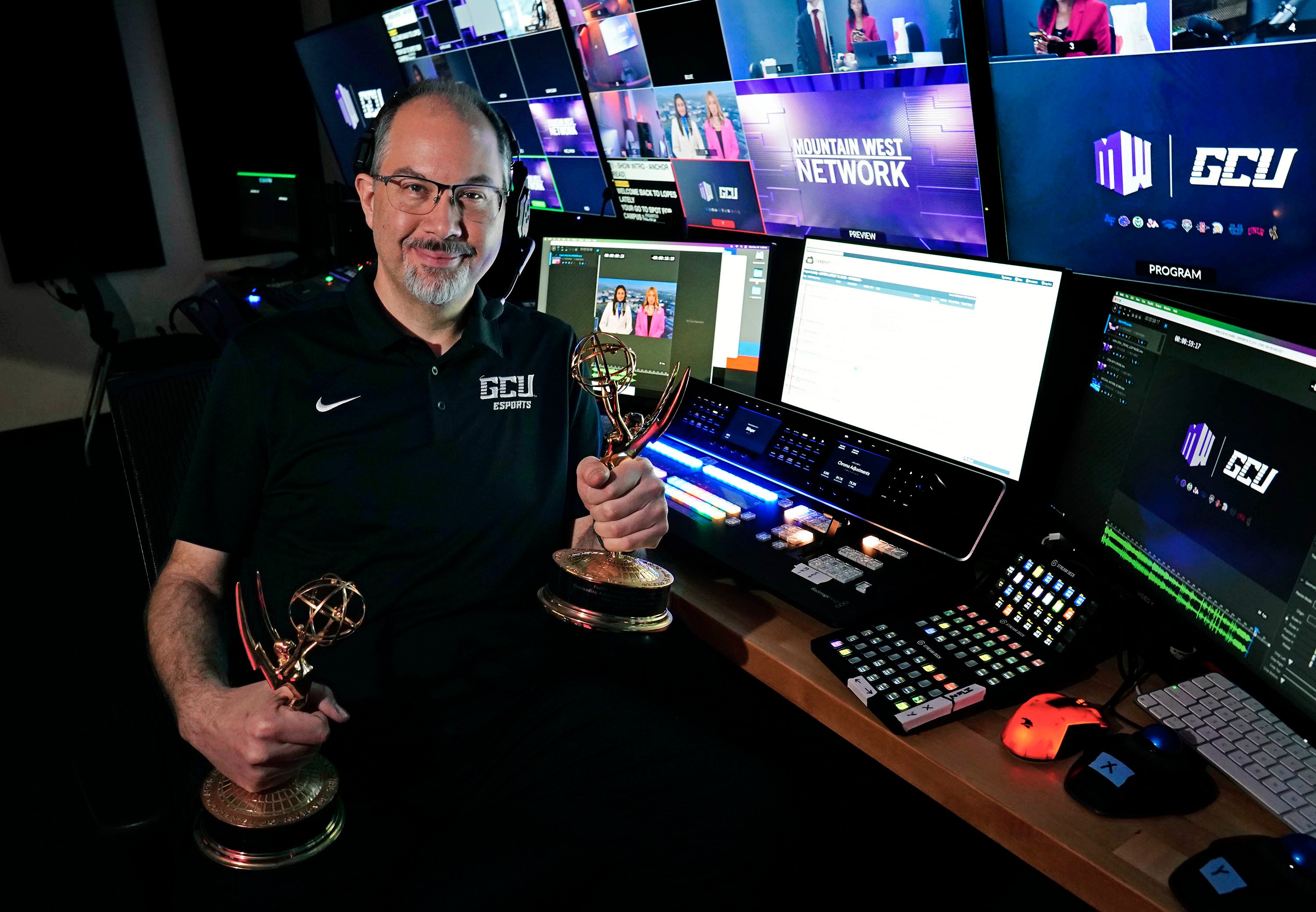 Emmy Award winner keeps cameras rolling for College of Arts and Media