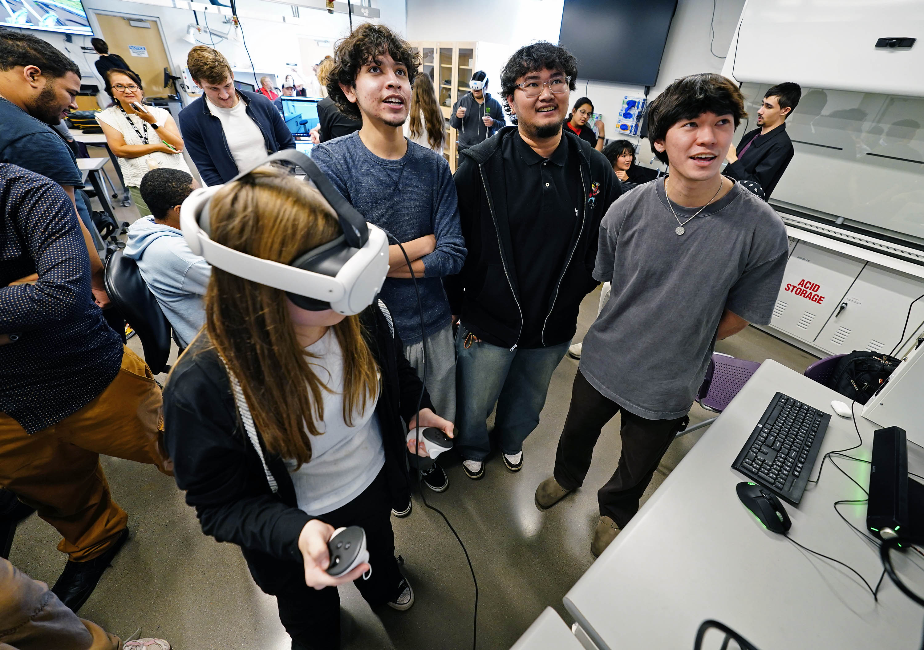 Their Olympian task? To design VR video games based on junior high curriculum