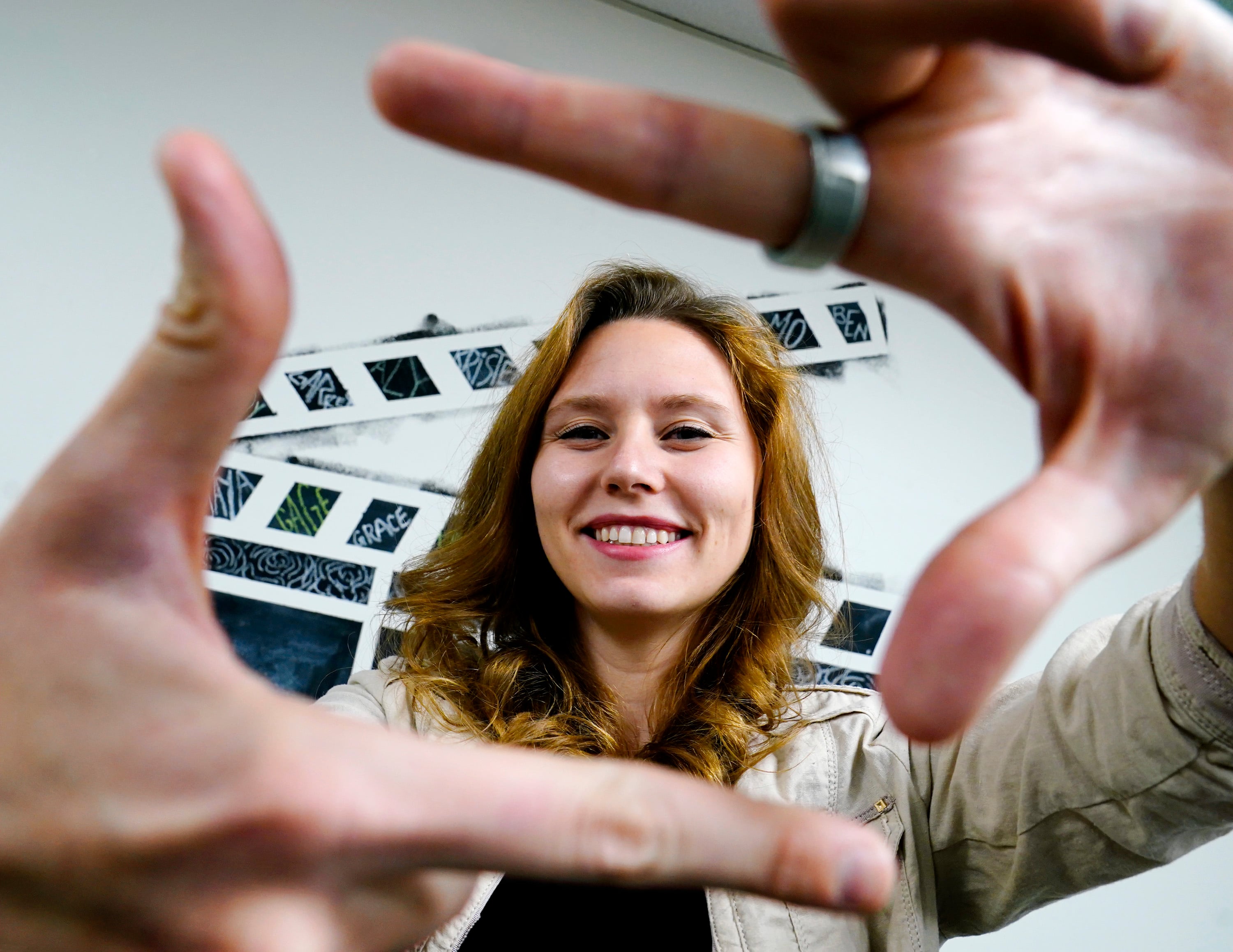 The chase is on for alumna whose film career has directed her to New York, Georgia, Japan