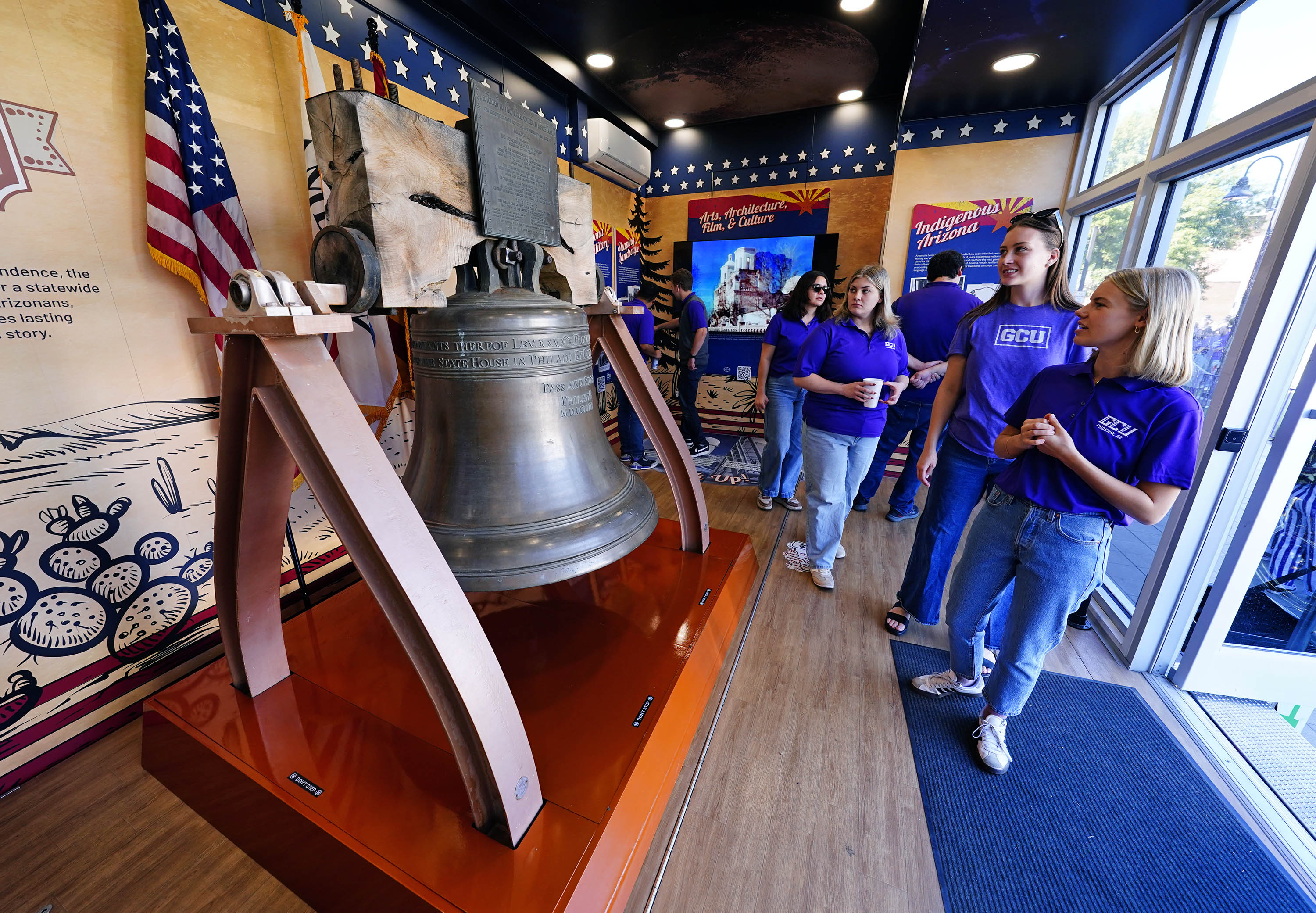 GCU celebrates America's 250th with rousing ceremony for traveling museum