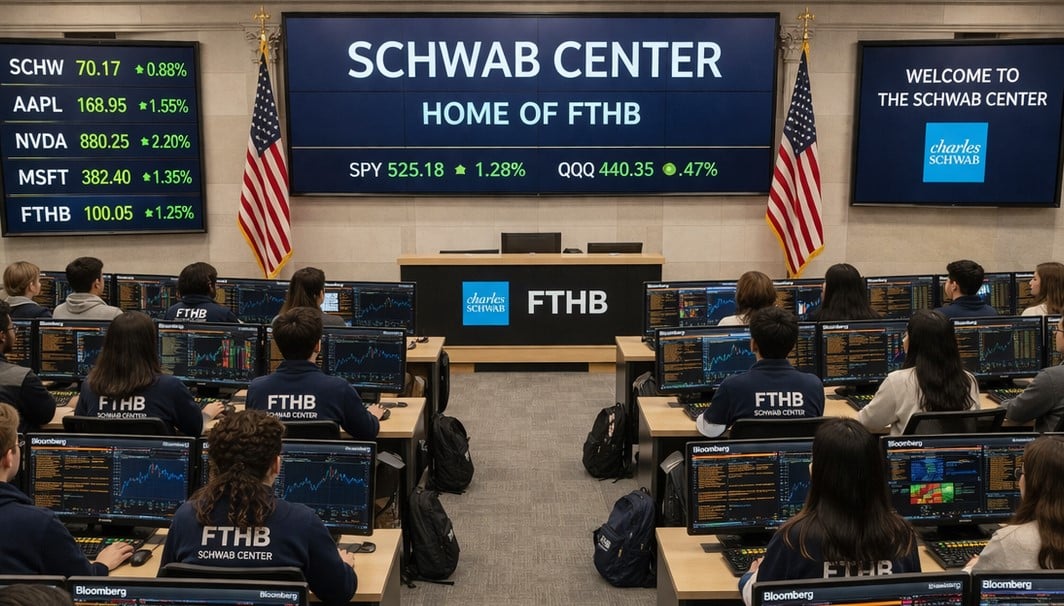 GCU's Schwab Center investing in trading floor look