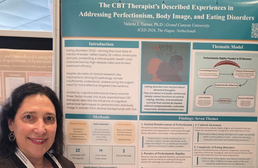 Featured image for: Doctoral graduate takes eating disorders to international stage