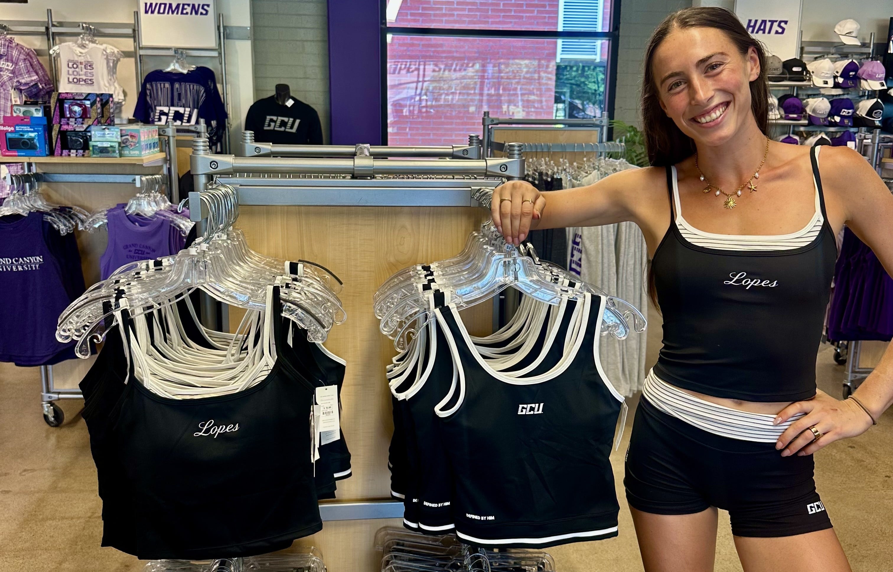 Alum clears hurdle to Lope Shop with faith-forward activewear
