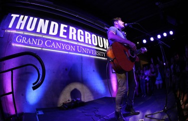 Phil Wickham's brand of worship music has included collaborations with GCU's New Life Singers and other students. 