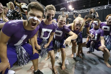 Painting yourself isn't required in order to be in the Havocs, but it is highly recommended. (Photo by Darryl Webb)