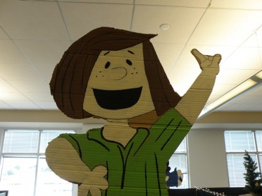 Peppermint Patty of the "Peanuts" gang gets her 'Lopes up.