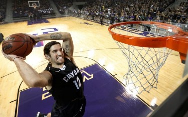 Daniel Alexander, captured throwing one down at this year's Midnight Madness, will get to do this against GCU competition starting Saturday at Northern Arizona University. (Photo by Darryl Webb)
