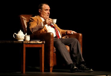 Actor David Payne came to GCU last fall, playing C.S. Lewis in a one-man show. (Photo by Darryl Webb)