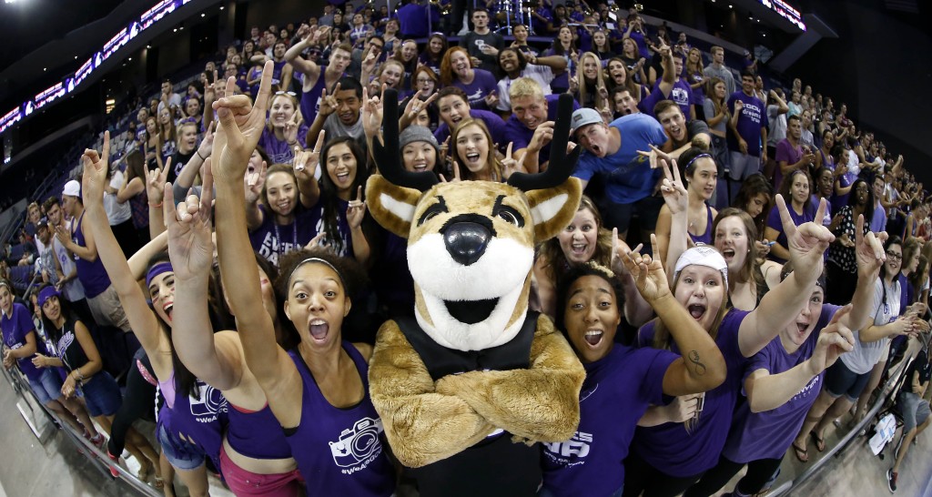 Thunder and the Havocs cheer on the home team.