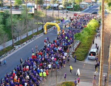 The start of the 5K run/walk, which drew nearly 2,000 participants. (Photo by Alexis Bolze)  