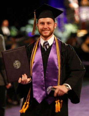 Lance Rao graduated with a business degree from GCU on Thursday and already has a job in his field. 