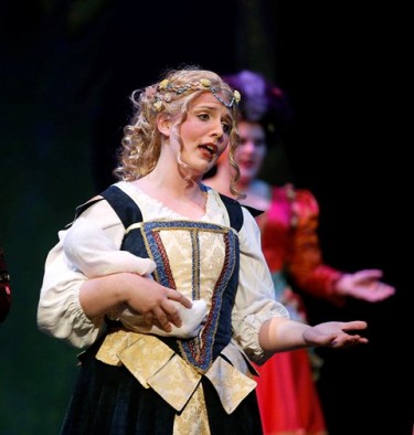 Natalie Shuler's stellar soprano voice was a highlight of the musical, "H.M.S. Pinafore," in 2013. 
