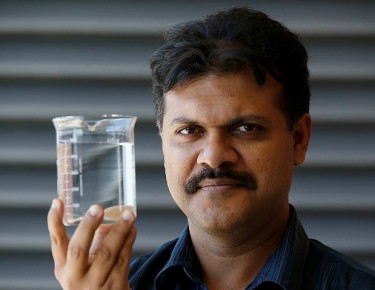 Dr. Randhir Deo dedicates much of his time outside the classroom to tracking issues around water pollution, including prescription drugs in water systems. (Photo by Darryl Webb)