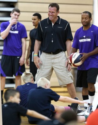 GCU coach Dan Majerle and Phoenix Suns players will be among the instructors at the boys' camps. Photo by Darryl Webb