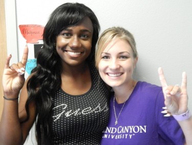 Tondalaya Smith and  Cheri Luikart became fast friends at Move-In.