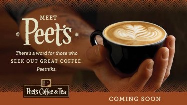 Peet's Coffee & Tea will begin serving beverages and food on GCU's campus. 