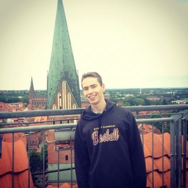 GCU student Jacob Schmick can speak German now, having studied abroad this summer in Germany. (Photo courtesy of Jacob Schmick)