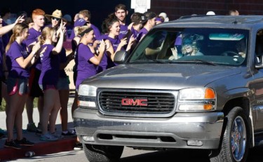 The passenger in this vehicle knew the secret password for admittance into GCU: Lopes Up!