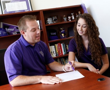 Dave Stakebake and Lily Schwartz are part of GCU's Career Services which has launched a new service to help alumni and students find out about the global world of work. 