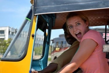 Cara Jorgensen got a kick out of a rickshaw ride in Chennai, India.