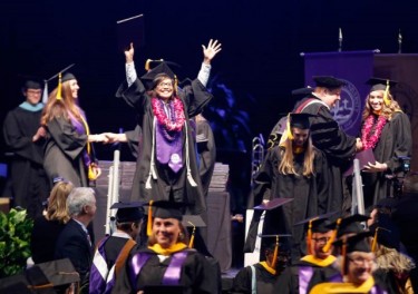 "I did it!" Nearly 1,900 graduates of Grand Canyon University attended Saturday's two commencement ceremonies in the Arena, putting the cap on years of hard work and perseverance. 