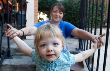 Abbie Ivy and her mom, Sherri, have been living at the Phoenix Dream Center since last spring. 