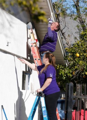 President/CEO Brian Mueller takes his painting game to new heights.