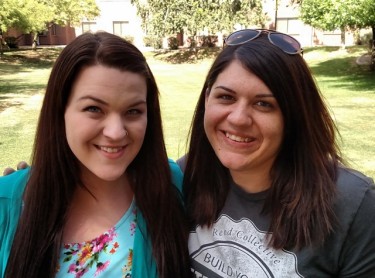 Jessi Sams (left) contributed and Desiree Aguilar was the lead singer and writer of "Follow You."