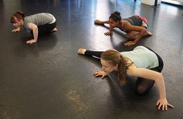 Students in GCU's first residential dance camp show some of their talents. 