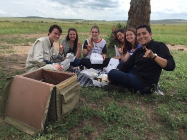 GCU AzHOSA president Daniel Harned (far left) joined other GCU pre-health professions students this summer for a seven-week mission trip to shadow and assist osteopathic surgeons in high-needs communities in Kenya.
