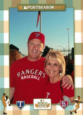 Wade and her husband, Mike, are huge Texas Rangers fans. Before they moved here, they visited Surprise for spring training three times. 
