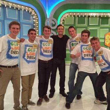 Sean Hanlon and his buddies on The Price Is Right.