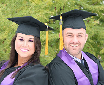 Resseger enrolled in GCU at the urging of friend Kendra XXX, who also graduated Saturday, but was not able to attend the ceremony. 