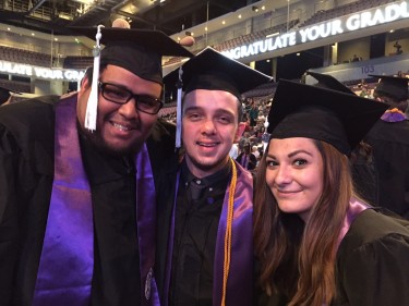 From left, Ricardo Laborin, Anthony Julian and Jasmin Tomic