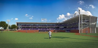Expanded baseball stadium