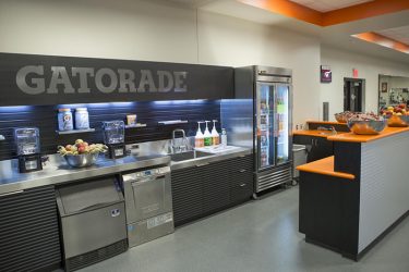 The Gatorade Fueling Station will provide a convenient place for athletes to get the proper nutrition and hydration after a workout.