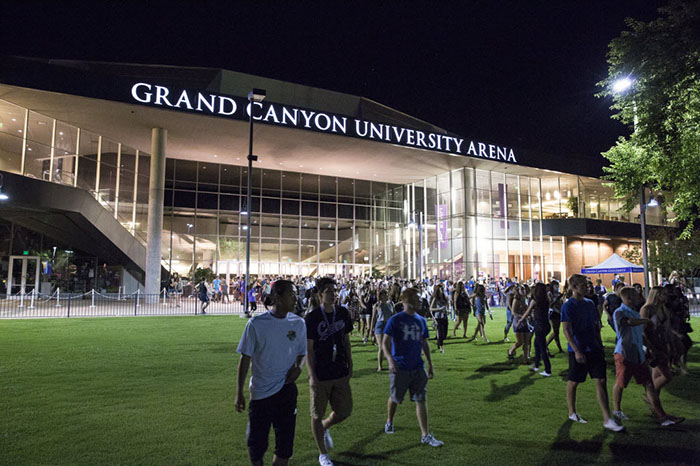 GCU Arena will be the site Tuesday of Game 4 of the Phoenix Mercury's playoff series against the Minnesota Lynx, if the game is necessary. (Photo by Darryl Webb)