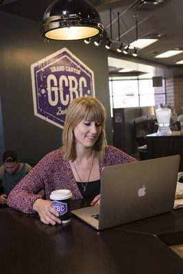 The student-run Grand Canyon Beverage Company quickly has become a popular student hangout since opening in August.