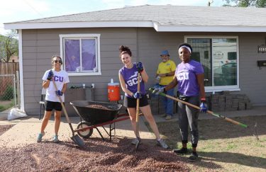Helping the surrounding neighborhood is a critical part of GCU's mission.