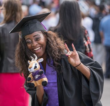 This graduate will take Thunder with her as she leaves GCU.